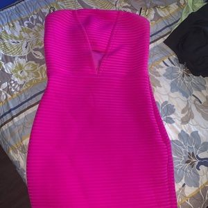 Pink cocktail dress